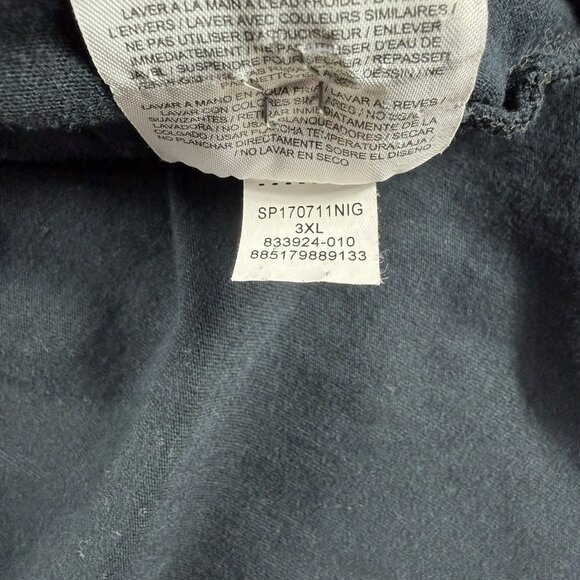 Nike Air Jordan 23 Embossed Logo Long Sleeve T-Shirt Black Men’s Size 3XL - Picture 6 of 8